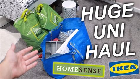 Huge First Year Uni Haul Ikea Homesense Youtube