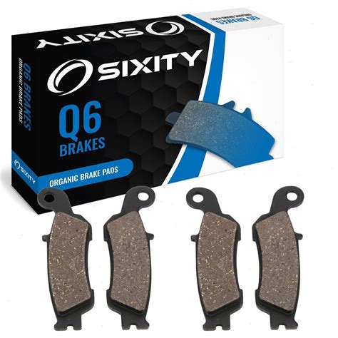 Sixity Organic Brake Pads Fa450 Fa450 Front Rear Replacement Kit Full