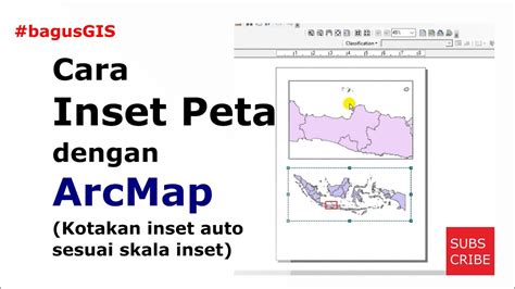 Arcgis Cara Membuat Inset Peta Dengan Arcmap Youtube