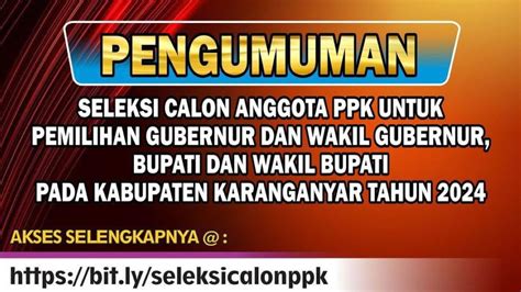 Seleksi Ppk Pilkada 2024 Catat Syarat Dan Gaji Setiap Bulannya