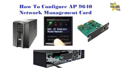 How To Configure AP 9640 Network Management Card - YouTube