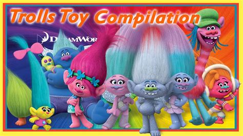 Trolls Toy Compilation Video Including Artists Harper Biggie Mr