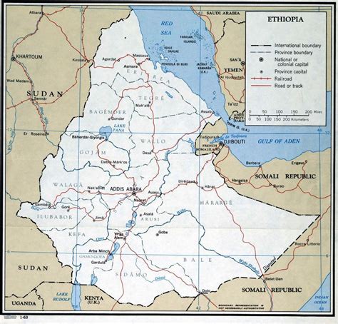 Ethiopia Province Map