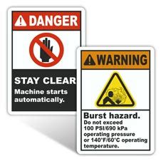 Machine Safety Signs