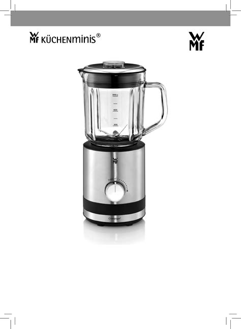Bedienungsanleitung WMF KITCHENminis 04.1649.0011 (Deutsch - 64 Seiten)