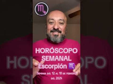 Hor Scopo Semanal Escorpi N Semana Del Al De Febrero Del