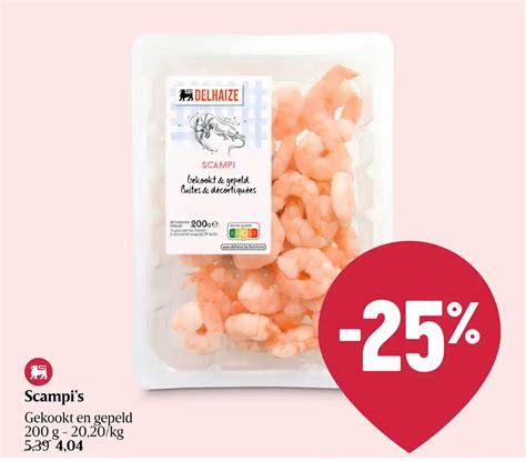 Scampi S Promotie Bij Delhaize