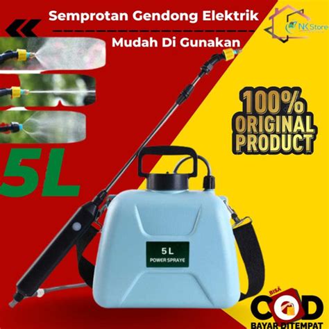 Jual Alat Semprot Semprotan Rumput Tanaman Gendong Elektrik Sprayer