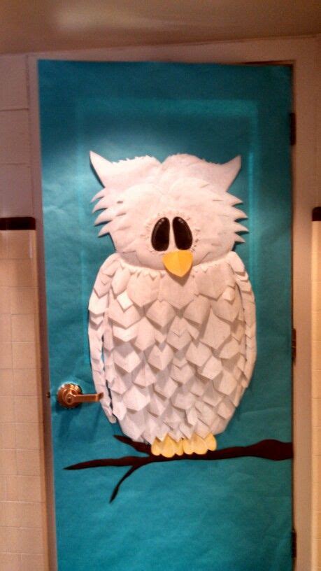 Sow Owl Class Door Door Decorations Classroom Christmas Owl