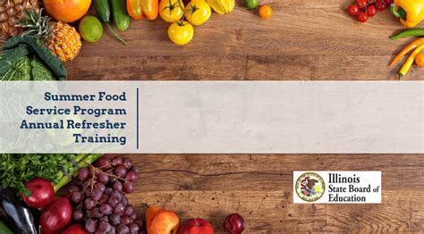 Summer Food Service Program Annual Refresher Training Isbe