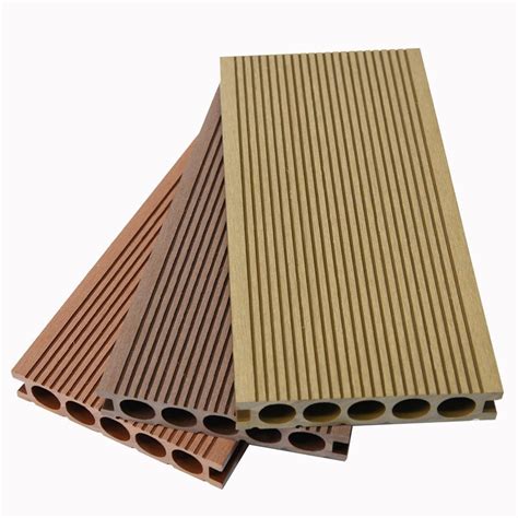 Hollow Wood Plastic Composite Decking WPC For Garden Park China WPC