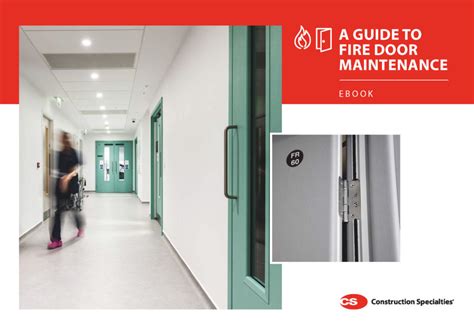 Ebook How You Can Effectively Maintain Fire Doors Cs Uk