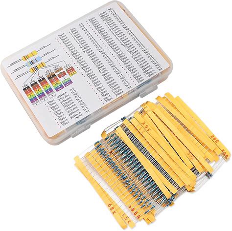 Amazon 1460pcs 73 Values Resistors Assortment Kit 1 Ohm 1M Ohm