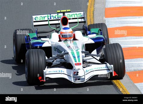 Rubens Barrichello In Action During The First Practice Session Hi Res