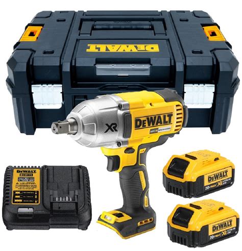 Kit Maleta Chave De Impacto Bateria V Brushless Dcf B Dewalt