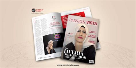 Dr Javeria Khadija Shah Passion Vista Magazine