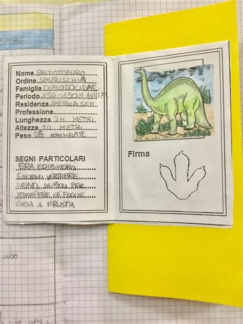 CARTA D IDENTITA DEI DINOSAURI Blog Di Maestra Mile