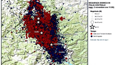 Terremoto Centro Italia Dal 24 Agosto Oltre 21 600 Scosse