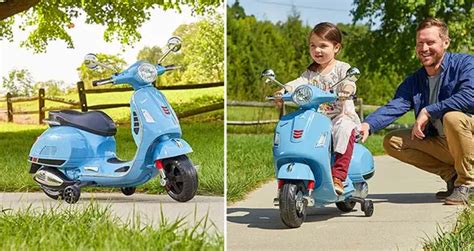 You Can Now Get A Tiny Electric Vespa For Your Kids