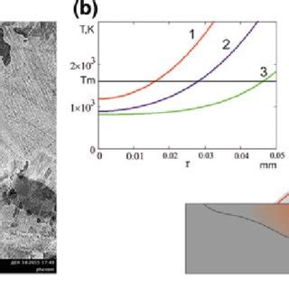 Microstructure of deposited sample (a) result of simulation of ... 
