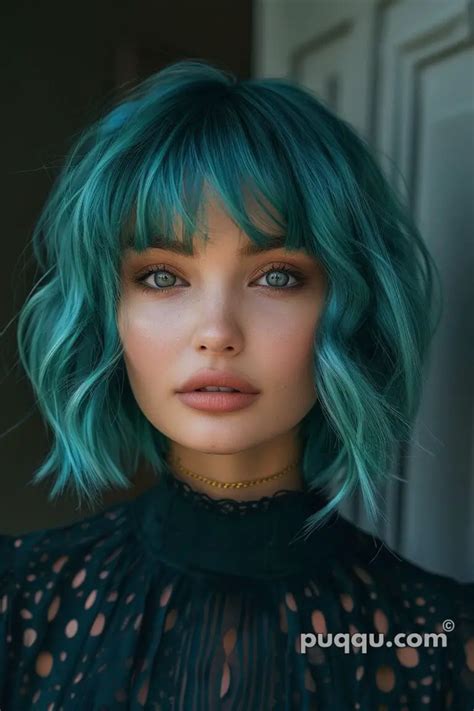 Teal Hair Color Ideas: Making Waves in Hair Fashion - Puqqu