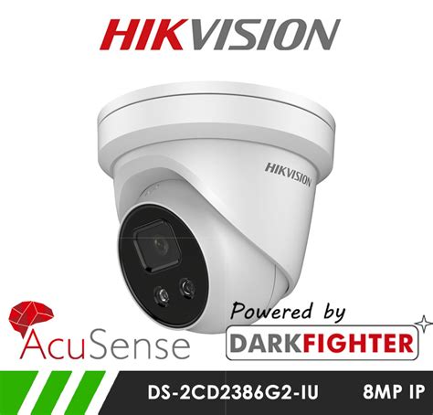 Mie Cctv Hikvision Ds 2cd2386g2 Iu 8mp 8mp Acusense Darkfighter Turret