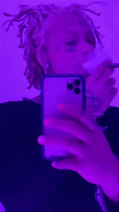 Versacemxmi Trippie Redd Dark Purple Aesthetic Purple Aesthetic