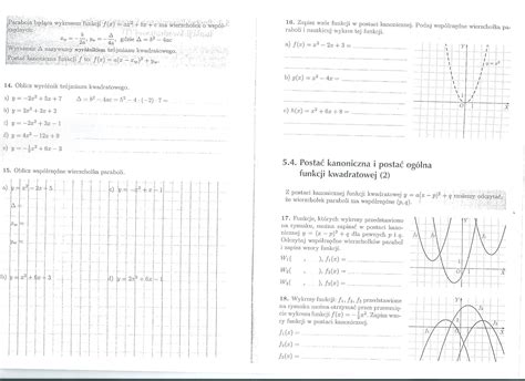 Funkcja Kwadratowa Zadania Maturalne Pdf