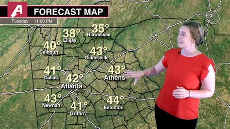 Athens forecast for Georgia's BYE week from AthensGA Weather - YouTube