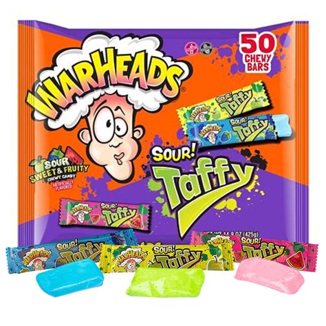 Warheads Sour Taffy - Assorted Fruit Flavors, Australia | Ubuy