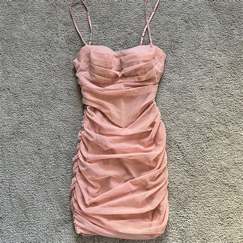 Oh Polly Ruched Corset Mini Dress Wore This One Depop