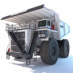 dump truck liebherr t282b 3d model