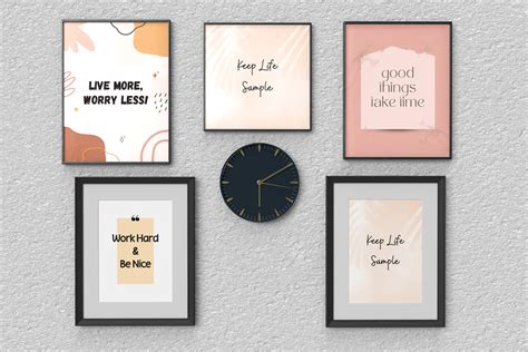 Printable Quote Wall Art Set of 4 Prints Graphic by Rami's design ...