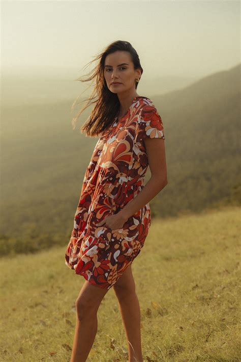 DRESS HS P CARA MINI CARAMELLO Naked Gypsy