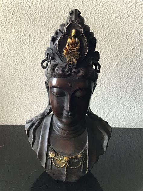 Bronzen Buste Guanyin Eind E Eeuw Catawiki