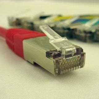 Netrack patchcord RJ45 osłonka zalewana kat 5e FTP 20m czerwony