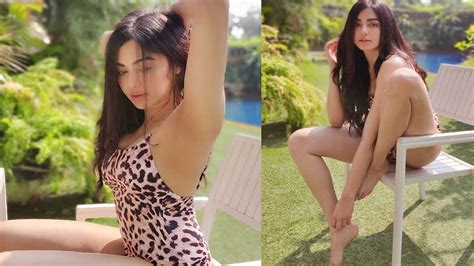 Adah Sharma Stuns Fans In A Leopard Print Monokini Hindi Movie News Bollywood Times Of India