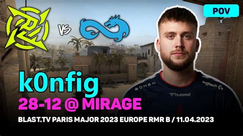 Csgo Pov Nip K Nfig Vs Eternal Fire Mirage Blast Tv Paris