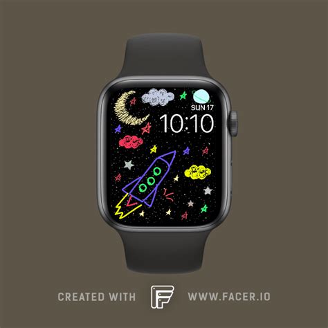 Eva Design Eva Cosmic Sketch Ii🌟 Watch Face For Apple Watch