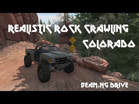 Realistic Colorado Rock Crawling Beamng Drive Youtube