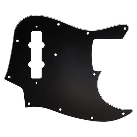 Hosco J Bass Ply Black Pickguard