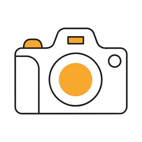 World Photography Day Digital Camera Outline Logo 46006868 Vector Art ...