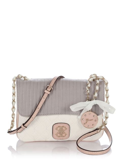 Guess Merci Crossbody Flap Bag In White White Multi Lyst