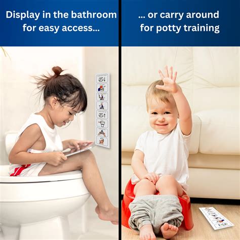 Autism Toilet Visual Cue Potty Schedule
