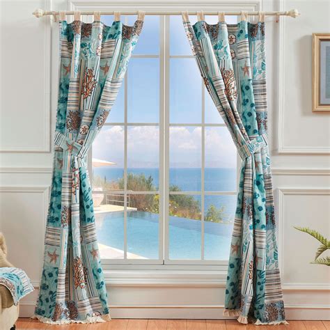 Coastal Window Treatments and Valances | Bella Coastal Decor