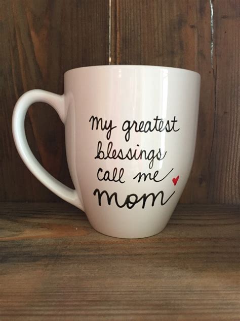 My Greatest Blessings Call Me Mom Mothers Day Mug Greatest Blessings