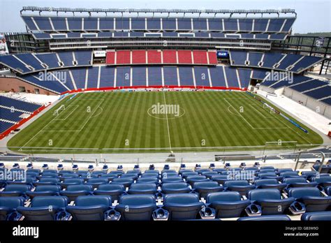 Soccer - Friendly - Juventus v Barcelona. Foxboro Stadium Stock Photo ...