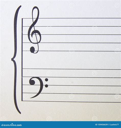 Musical score stock image. Image of music, book, instrument - 159456639