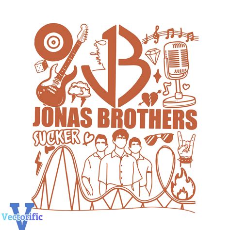 Retro Jonas Brothers Tour 2023 SVG Graphic Design Files Inspire Uplift