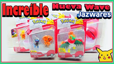 Unboxing Nueva Wave de Jazwares Pokémon figures pokemon toys YouTube